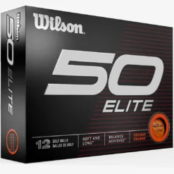 Wilson Staff Wilson 50 Elite Orange Personalized Golf Balls