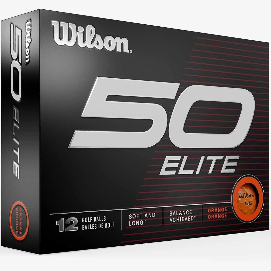 Wilson Staff Wilson 50 Elite Orange Golf Balls 1 Wilson Staff Wilson 50 Elite Orange Golf Balls