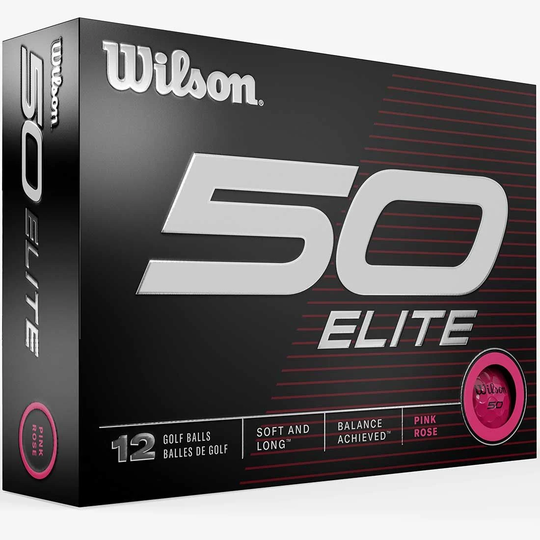 Wilson Staff Wilson 50 Elite Pink Golf Balls 1 Wilson Staff Wilson 50 Elite Pink Golf Balls