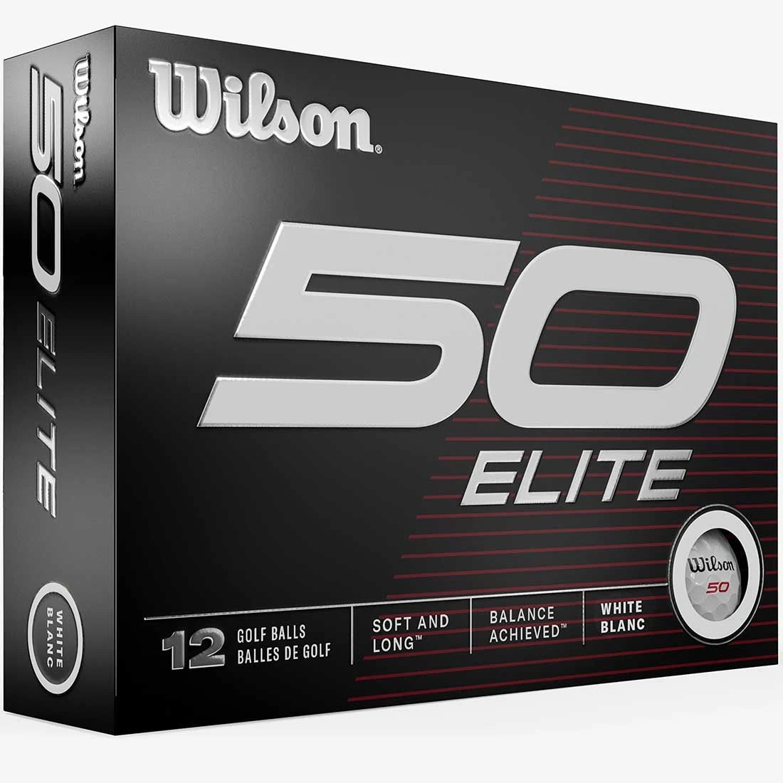 Wilson Staff Wilson 50 Elite White Golf Balls 1 Wilson Staff Wilson 50 Elite White Golf Balls