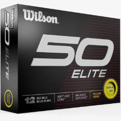 Wilson Staff Wilson 50 Elite Yellow Personalized Golf Balls