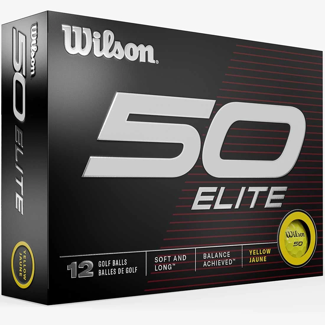 Wilson Staff Wilson 50 Elite Yellow Golf Balls 1 Wilson Staff Wilson 50 Elite Yellow Golf Balls
