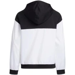 Pum Golf Club Shop -Pum Golf Club Shop adidas 2022 girls anorak jacket black white back itempicture