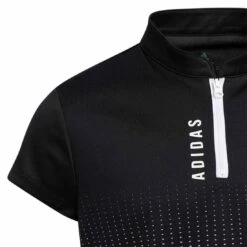 Adidas 2022 Girls Heat.RDY Mock Polo -Pum Golf Club Shop adidas 2022 girls heat rdy mock polo black detail itempicture