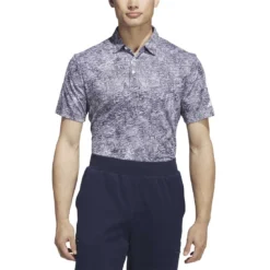 Adidas Aerial Jacquard Polo -Pum Golf Club Shop adidas 2023 aerial jacquard polo grey three itempicture