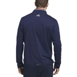 Adidas Lightweight COLD.RDY 1/4 Zip Pullover -Pum Golf Club Shop adidas 2023 cold rdy quarter zip pullover collegiate navy back itempicture