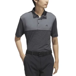 Adidas Core Color Block Polo -Pum Golf Club Shop adidas 2023 core color block polo black itempicture