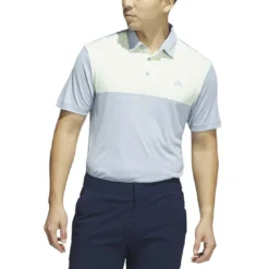 Adidas Core Color Block Polo -Pum Golf Club Shop adidas 2023 core color block polo wonder blue itempicture