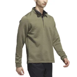 Adidas DWR 1/4 Zip Pullover -Pum Golf Club Shop adidas 2023 dwr quarter zip pullover olive strata walking itempicture
