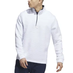 Adidas DWR 1/4 Zip Pullover -Pum Golf Club Shop adidas 2023 dwr quarter zip pullover white itempicture