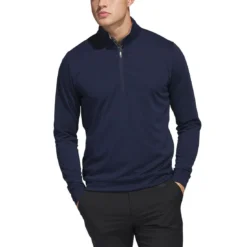 Adidas Elevated Quarter Zip Pullover -Pum Golf Club Shop adidas 2023 elevated quarter zip pullover collegiate navy itempicture