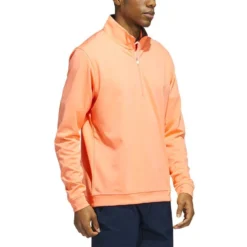 Adidas Elevated Quarter Zip Pullover -Pum Golf Club Shop adidas 2023 elevated quarter zip pullover coral fusion walking itempicture