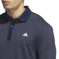 Adidas Essentials Long Sleeve Polo -Pum Golf Club Shop adidas 2023 essentials long sleeve polo collegiate navy detail1 itempicture