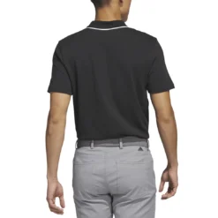 Adidas 2023 Go-To Pique Polo 9 Adidas 2023 Go-To Pique Polo -Pum Golf Club Shop adidas 2023 go to pique polo black back itempicture