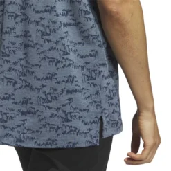 Adidas Go To Printed Polo -Pum Golf Club Shop adidas 2023 go to printed polo arctic night detail1 itempicture