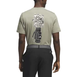 Adidas Golf Graphic Tee -Pum Golf Club Shop adidas 2023 golf graphic tee silver pebble back itempicture