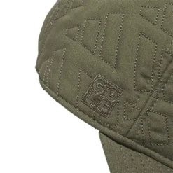 Adidas Insulated Quilted 5-Panel Hat -Pum Golf Club Shop adidas 2023 insulated quilted 5 panel hat olive strata detail itempicture