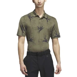 Adidas Oasis Mesh Polo -Pum Golf Club Shop adidas 2023 oasis mesh polo olive strata itempicture