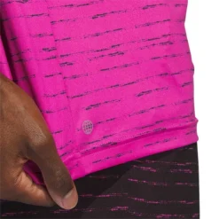 Adidas Stripe Zipper Polo -Pum Golf Club Shop adidas 2023 stripe zipper polo lucid fuchsia detail1 itempicture