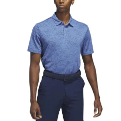Adidas 23 Textured Jacquard Polo
