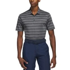 Pum Golf Club Shop 44 Adidas 2-Color Stripe Polo