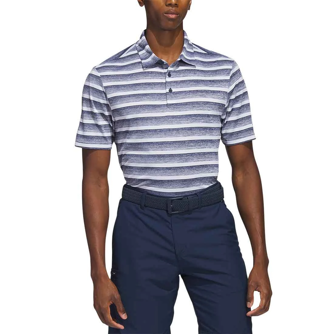 Adidas 2-Color Stripe Polo 3 Adidas 2-Color Stripe Polo - Image 3