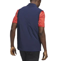 Adidas Ultimate365 Tour Frostguard Padded Vest -Pum Golf Club Shop adidas 2023 ultimate365 tour frostguard padded vest collegiate navy back itempicture