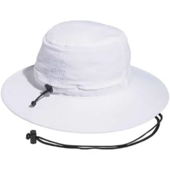 Adidas Wide Brim Sun Hat -Pum Golf Club Shop adidas 2023 wide brim sun hat white back itempicture