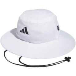 Adidas Wide Brim Sun Hat -Pum Golf Club Shop adidas 2023 wide brim sun hat white itempicture