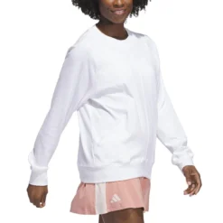 Adidas Women's Made With Nature Sweatshirt 8 Adidas Women's Made With Nature Sweatshirt -Pum Golf Club Shop adidas 2023 womens made with nature sweatshirt white side itempicture