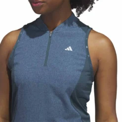 Adidas Women's Ultimate365 Tour Sleeveless Dress -Pum Golf Club Shop adidas 2023 womens ultimate365 tour sleeveless dress arctic night detail2 itmepicture