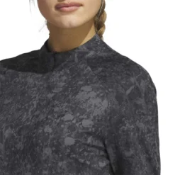 Adidas 2023 Women's Ultimate365 Tour Long Sleeve -Pum Golf Club Shop adidas 23 womens ultimate365 tour long sleeve black detail itempicture