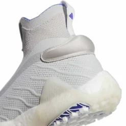 Adidas Codechaos Laceless Golf Shoes Grey Two/White/Lucid Blue -Pum Golf Club Shop adidas codechaos laceless golf shoes grey two cloud white lucid blue heel detail itempicture