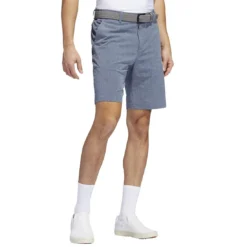 Adidas Crosshatch 9-Inch Shorts 13 Adidas Crosshatch 9-Inch Shorts -Pum Golf Club Shop adidas crosshatch 9 inch shorts crew navy model front itempicture