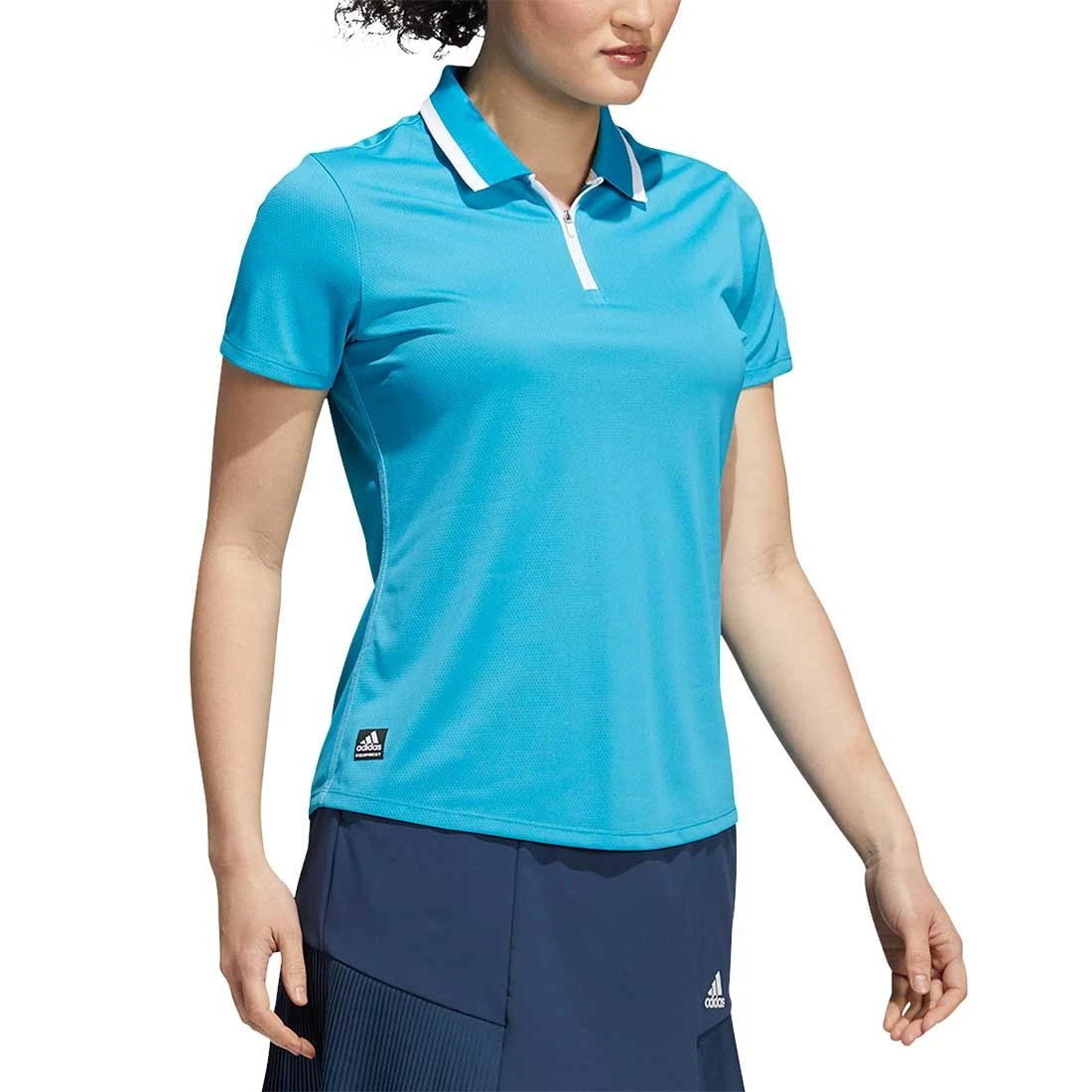 Adidas F21 Women's Equipment Short Sleeve Polo 4 Adidas F21 Women's Equipment Short Sleeve Polo - Image 4