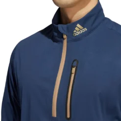 Adidas RAIN.RDY Half Zip -Pum Golf Club Shop adidas fw22 rain rdy half zip crew navy detail itempicture