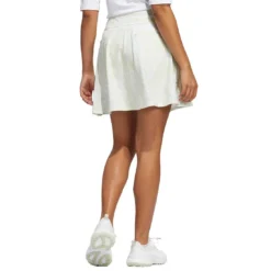 Adidas Women's 16 Inch Printed Frill Skort -Pum Golf Club Shop adidas fw22 womens 16 inch printed frill skort white back itempicture