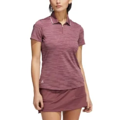 Adidas Women's Novelty Polo -Pum Golf Club Shop adidas fw22 womens novelty polo quiet crimson itempicture
