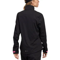 Adidas Women's RAIN.RDY Jacket -Pum Golf Club Shop adidas fw22 womens rain rdy jacket black back itempicture