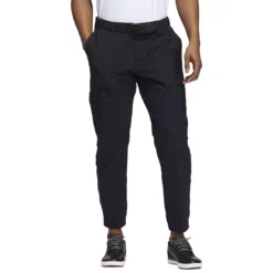 Adidas Go-To Commuter Primegreen Pants -Pum Golf Club Shop adidas go to commuter primegreen pants black front itempicture