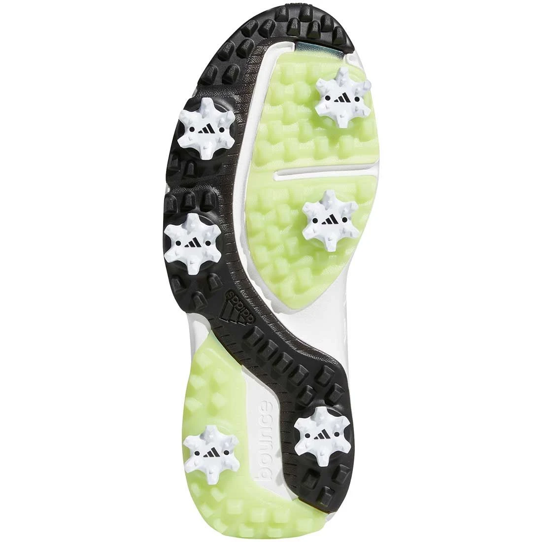 Adidas Juniors Tour360 Infinity Golf Shoes Black/White/Pulse Lime 2 Adidas Juniors Tour360 Infinity Golf Shoes Black/White/Pulse Lime - Image 2