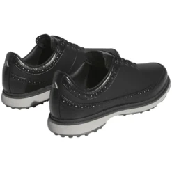 Adidas MC80 Golf Shoes Black/Dark Silver/Grey Two -Pum Golf Club Shop adidas mc80 golf shoes black dark silver grey two back itempicture