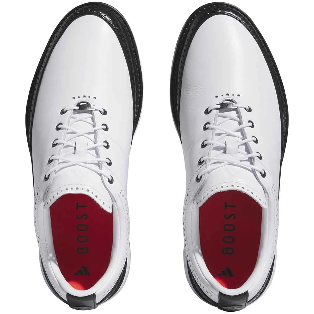 Adidas MC80 Golf Shoes White/Black/Red 4 Adidas MC80 Golf Shoes White/Black/Red - Image 4