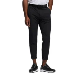 Adidas Pin Roll Pants -Pum Golf Club Shop adidas pin roll pants black on model itempicture