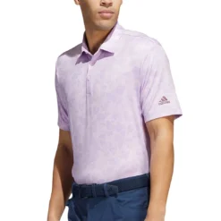 Adidas Prisma Print Polo -Pum Golf Club Shop adidas prisma print polo bliss lilac itempicture