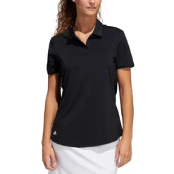 Pum Golf Club Shop -Pum Golf Club Shop adidas s21 womens ultimate365 solid short sleeve polo black itempicture