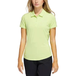 Adidas 2021 Women's Ultimate365 Solid Polo -Pum Golf Club Shop adidas s21 womens ultimate365 solid short sleeve polo pulse lime itempicture