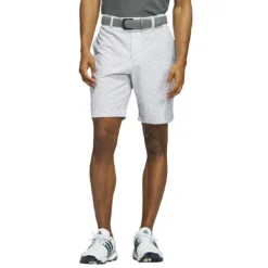 Adidas Ultimate365 Printed 9 Inch Shorts -Pum Golf Club Shop adidas s23 ultimate365 printed 9 inch shorts white grey front itempicture
