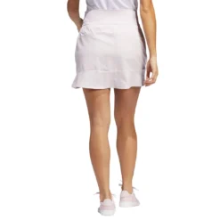 Adidas Women's 16 Inch Frill Skort 21 Adidas Women's 16 Inch Frill Skort -Pum Golf Club Shop adidas ss22 womens 16 inch frill skort almost pink back itempicture