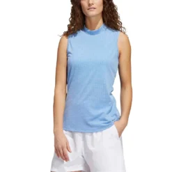 Adidas Women's Essential Sleeveless Polo -Pum Golf Club Shop adidas ss22 womens essential sleeveless polo blue rush itempicture